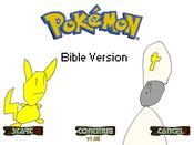 Pokemon: Bible Version - One of the only 2 screens in the game